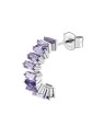 Brosway Orecchino singolo scintillante Fancy Magic Purple FMP12 donna