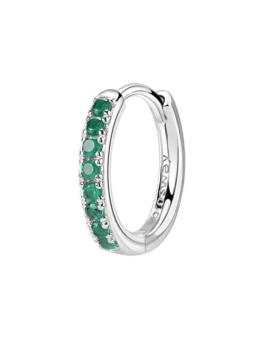 Brosway Eleganti orecchini singoli rotondi Fancy Life Green FLG81 donna