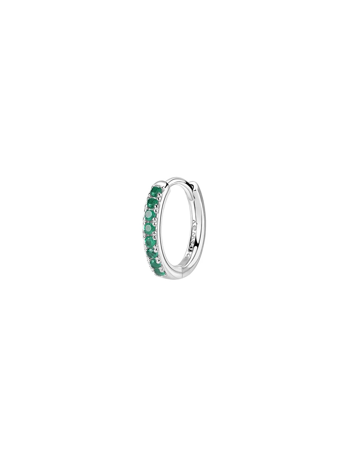 Brosway Eleganti orecchini singoli rotondi Fancy Life Green FLG81 donna