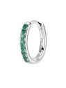 Brosway Eleganti orecchini singoli rotondi Fancy Life Green FLG81 donna