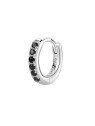 Brosway Orecchino singolo a cerchio in argento Fancy Mystery Black FMB84 donna