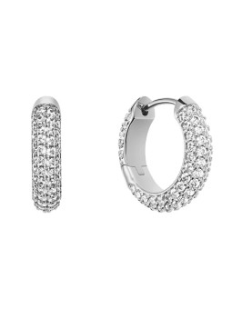 Daniel Wellington Cerchi in acciaio scintillante con pavé DW00400657 donna