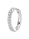 Brosway Orecchino singolo rotondo con zirconi Fancy Infinite White FIW102 donna