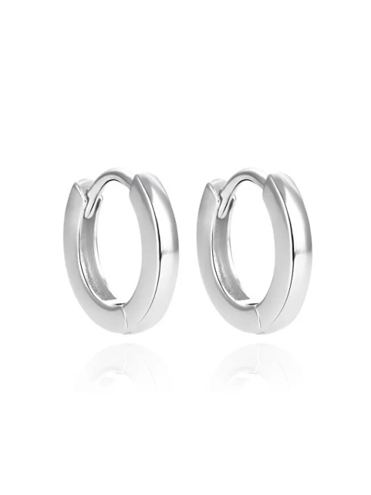 Agato Orecchini a cerchio minimalisti in argento AGUC3468 donna