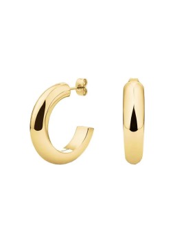 Rosefield Anelli placcati in oro audaci in acciaio Daily Solid JEDSG-J803 donna