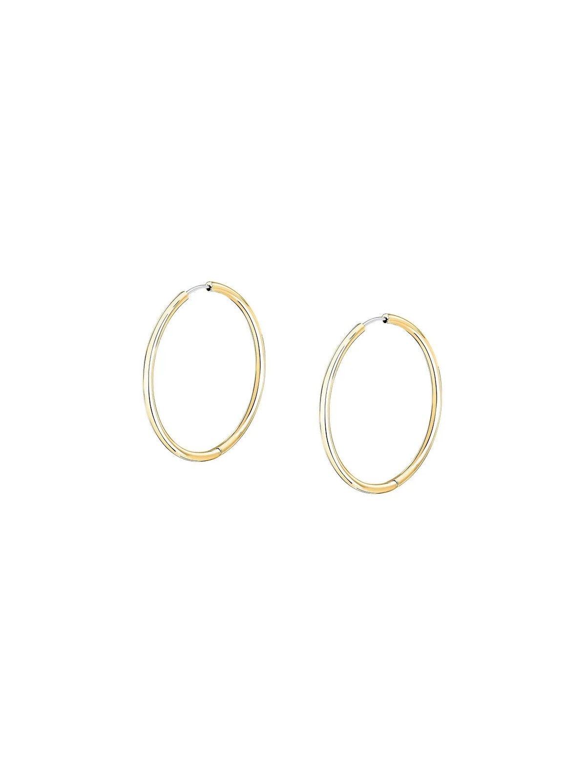 Morellato Orecchini a cerchio in acciaio placcato oro Ø 3.5 cm Creolo SAUP26 donna