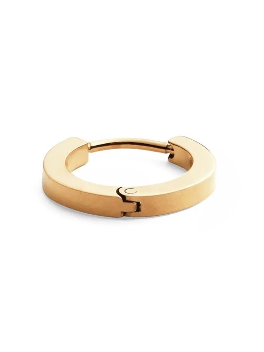Daniel Wellington Orecchino singolo minimalista in acciaio placcato oro DW00400872 donna