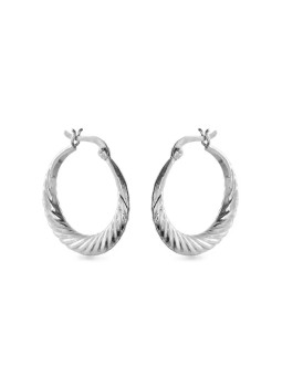 AGAIN Gioielli Eleganti orecchini a cerchio in argento AJNS0062 donna