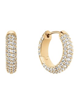 Daniel Wellington Cerchi scintillanti in pavé dorato DW00400642 donna