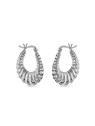 AGAIN Gioielli Orecchini a cerchio in argento moda AJNS0064 donna