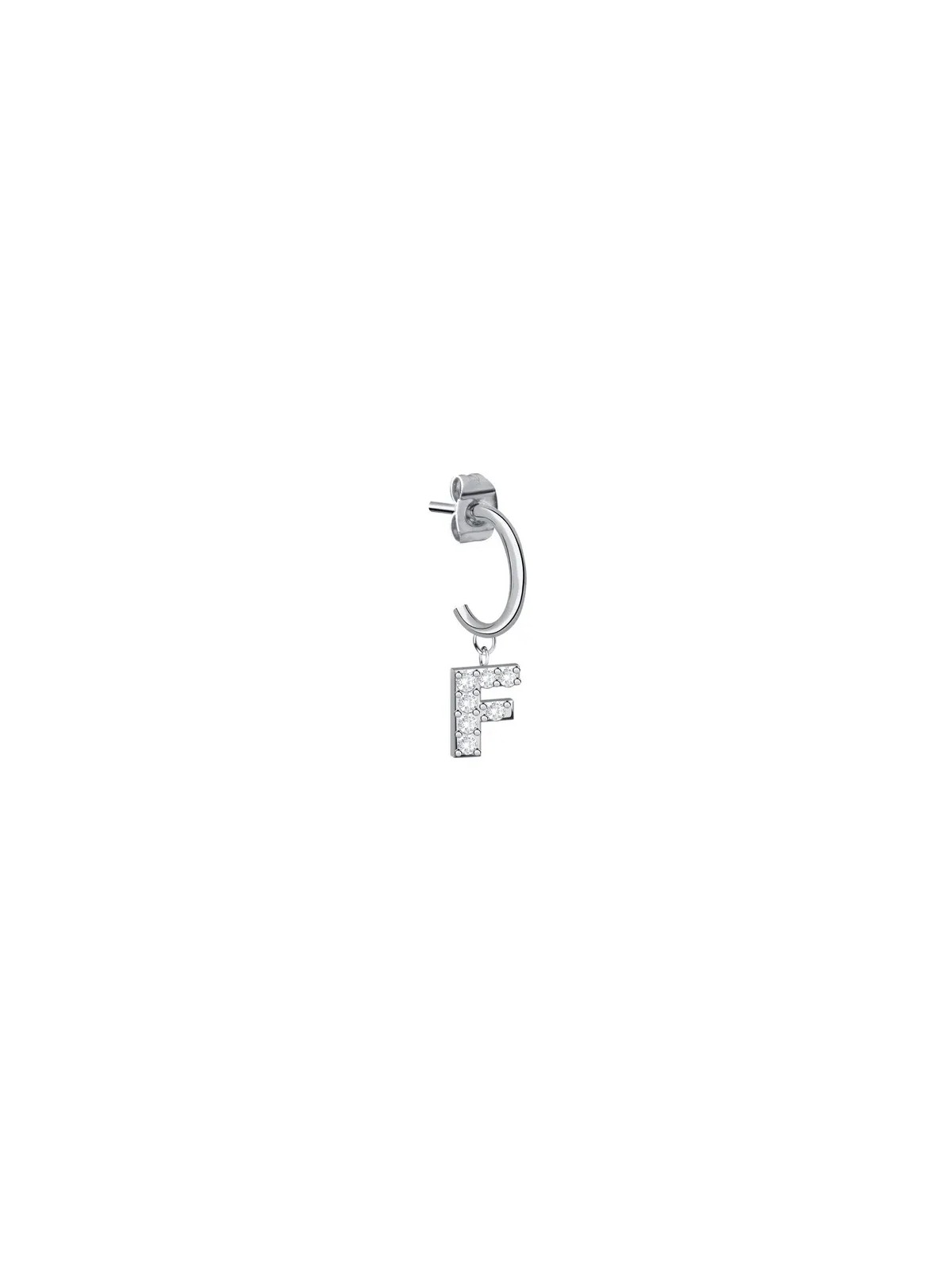 La Petite Story Orecchino singolo in acciaio "F" LPS02AQM72 donna