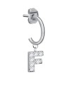 La Petite Story Orecchino singolo in acciaio "F" LPS02AQM72 donna