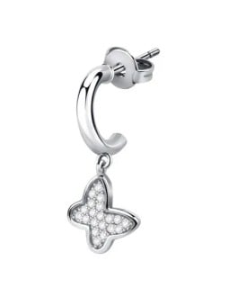La Petite Story Orecchino singolo in acciaio con papillon LPS02AQM95 donna