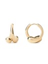PDPAOLA Orecchini a cerchio moderni placcati oro Essentials AR01-C85-U donna