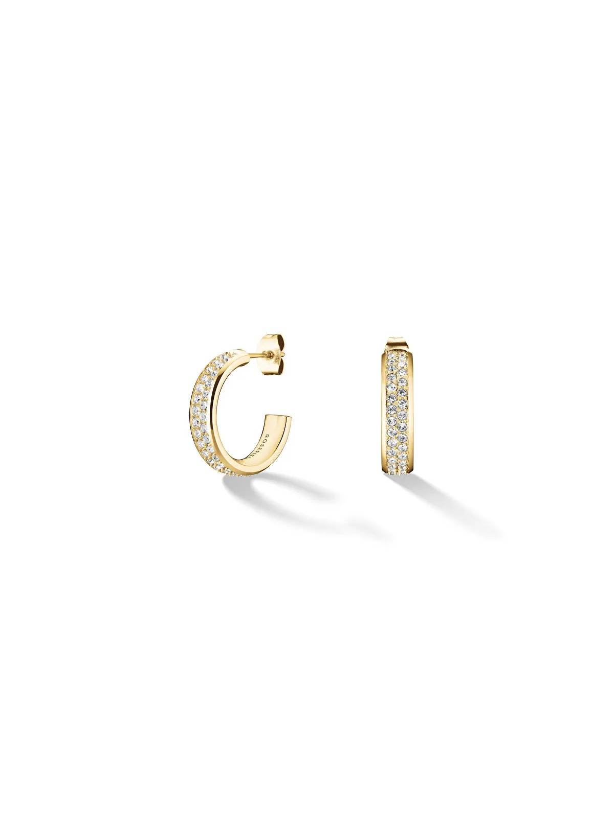 Rosefield Orecchini scintillanti placcati oro con zirconi JECHG-J928 donna