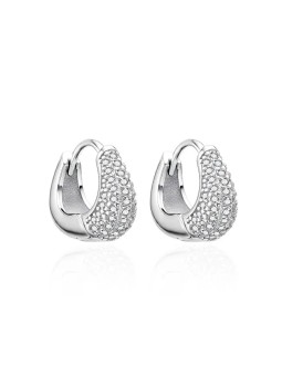Agato Orecchini in argento scintillante con zirconi AGT-E158KW donna