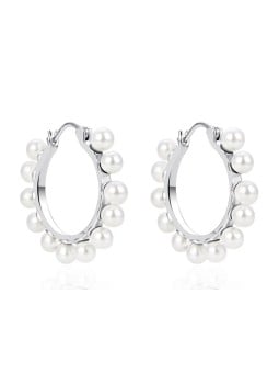 Agato Anelli in argento con perle vere AGT-E047K-P donna