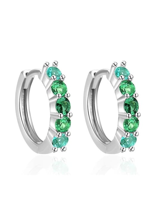 Agato Orecchini a cerchio in argento lucido AGT-E131KGR donna