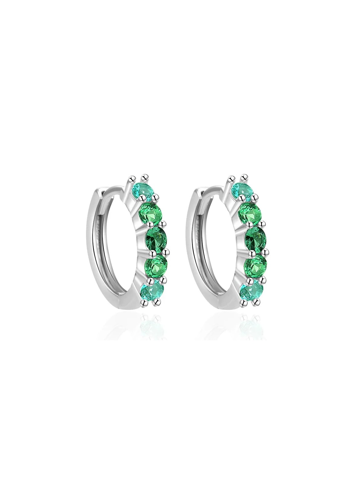 Agato Orecchini a cerchio in argento lucido AGT-E131KGR donna