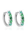 Agato Orecchini a cerchio in argento lucido AGT-E131KGR donna