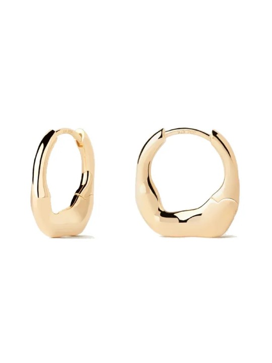 PDPAOLA Orecchini Mini Magma Essentials AR01-C27-U placcati oro donna