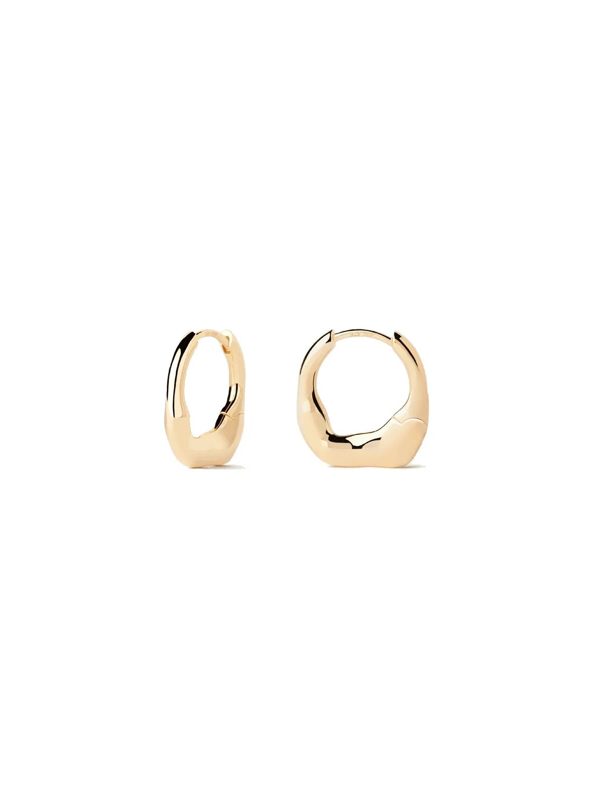 PDPAOLA Orecchini Mini Magma Essentials AR01-C27-U placcati oro donna