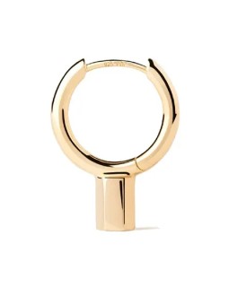 PDPAOLA Orecchino singolo placcato oro Detroit Essentials PG01-271-U donna