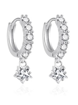 Agato Orecchini a cerchio in argento AGT-E072KW donna