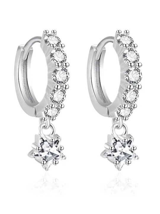 Agato Orecchini a cerchio in argento AGT-E072KW donna