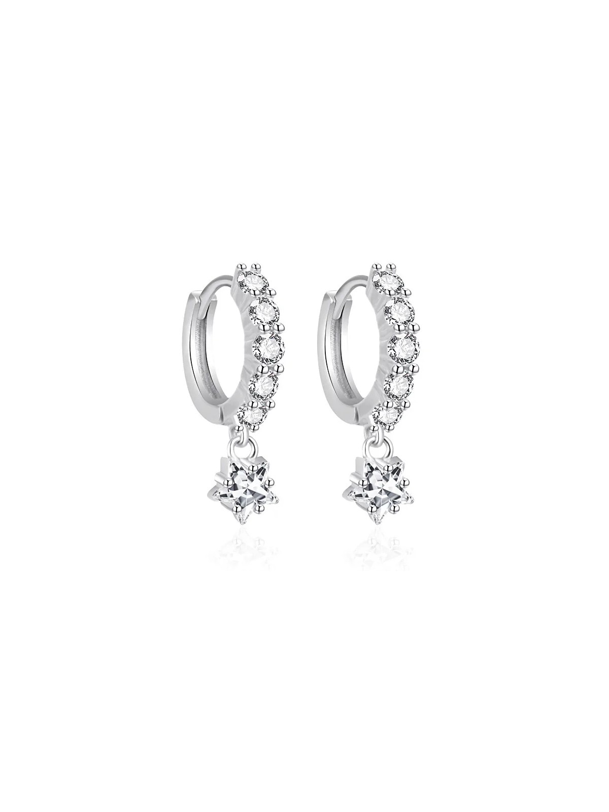 Agato Orecchini a cerchio in argento AGT-E072KW donna