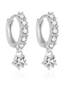 Agato Orecchini a cerchio in argento AGT-E072KW donna