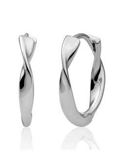 Scintillanti Orecchini in argento intrecciati EAS28 donna