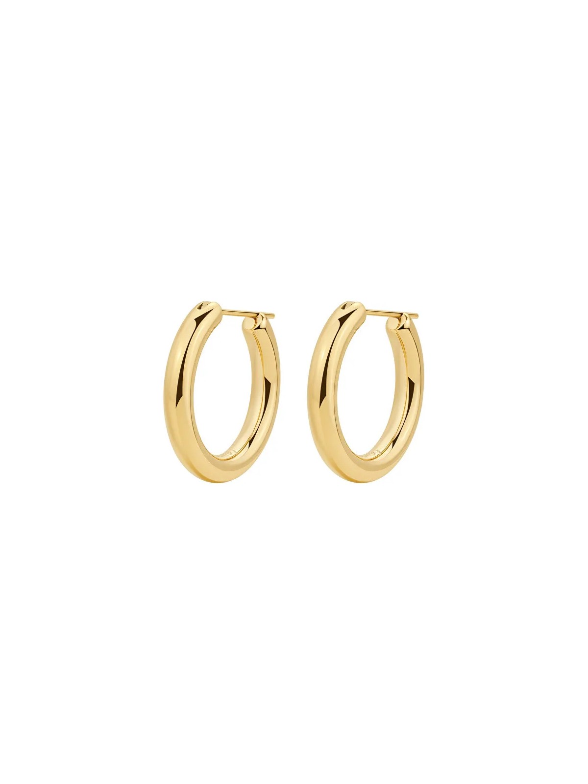 Brosway Orecchini a cerchio distensivo placcati in oro Aura BAU25 donna