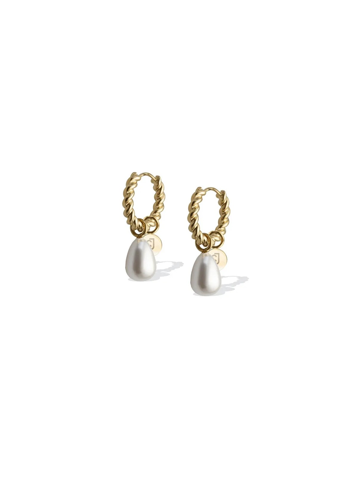 Liu Jo Orecchini rotondi placcati oro con perle LJ2850 donna