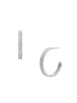 Fossil Orecchini a cerchio in acciaio JOF01135040 donna