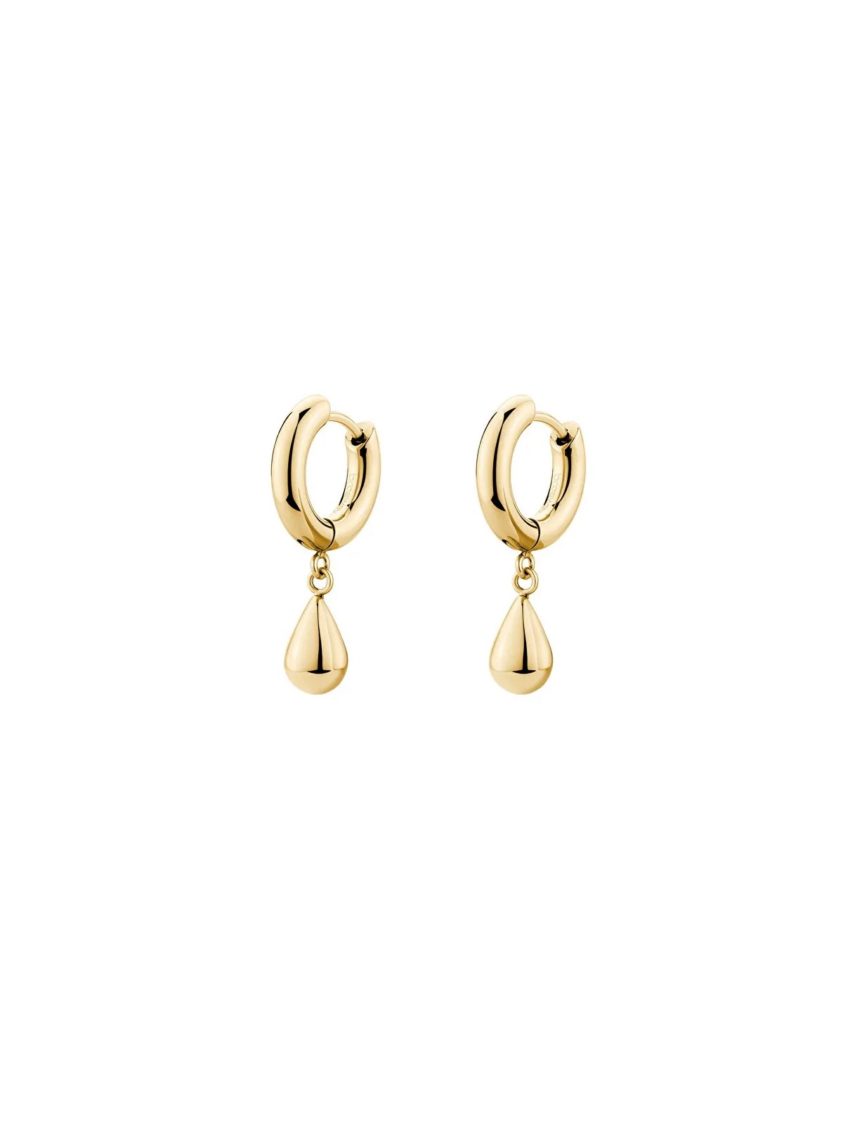 Brosway Orecchini a cerchio placcati in oro con pendenti a goccia perfetti BPC45 donna