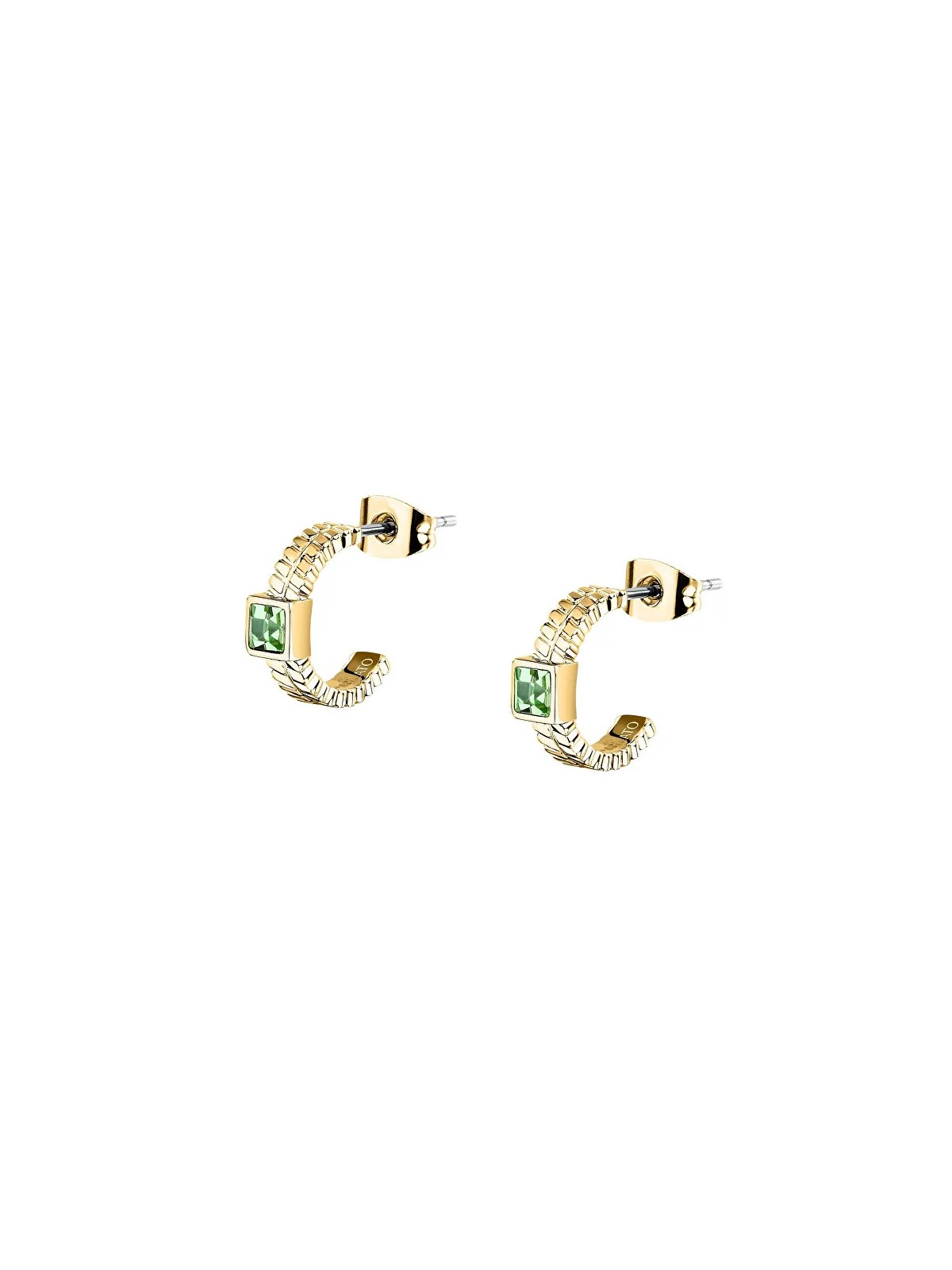 Morellato Orecchini placcati oro con cristilla verde Gioia SAVY42 donna