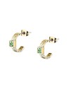 Morellato Orecchini placcati oro con cristilla verde Gioia SAVY42 donna