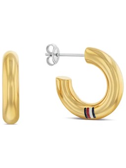 Tommy Hilfiger Cerchi placcati oro senza tempo Cerchi 2780949 donna