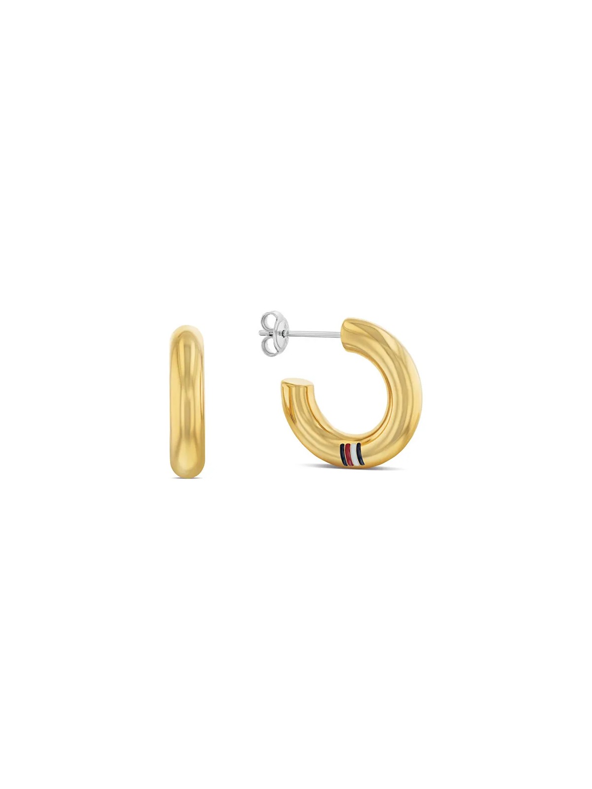 Tommy Hilfiger Cerchi placcati oro senza tempo Cerchi 2780949 donna