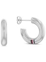 Tommy Hilfiger Eleganti cerchi in acciaio Circles 2780948 donna