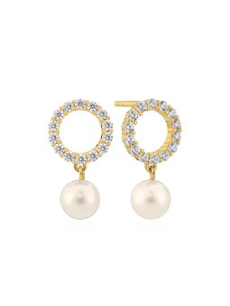 Sif Jakobs Eleganti orecchini con perle Biella SJ-E2430-PCZ-YG donna