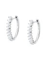 Morellato Orecchini ovali in argento con zirconi cubici Tesori SAIW265 donna