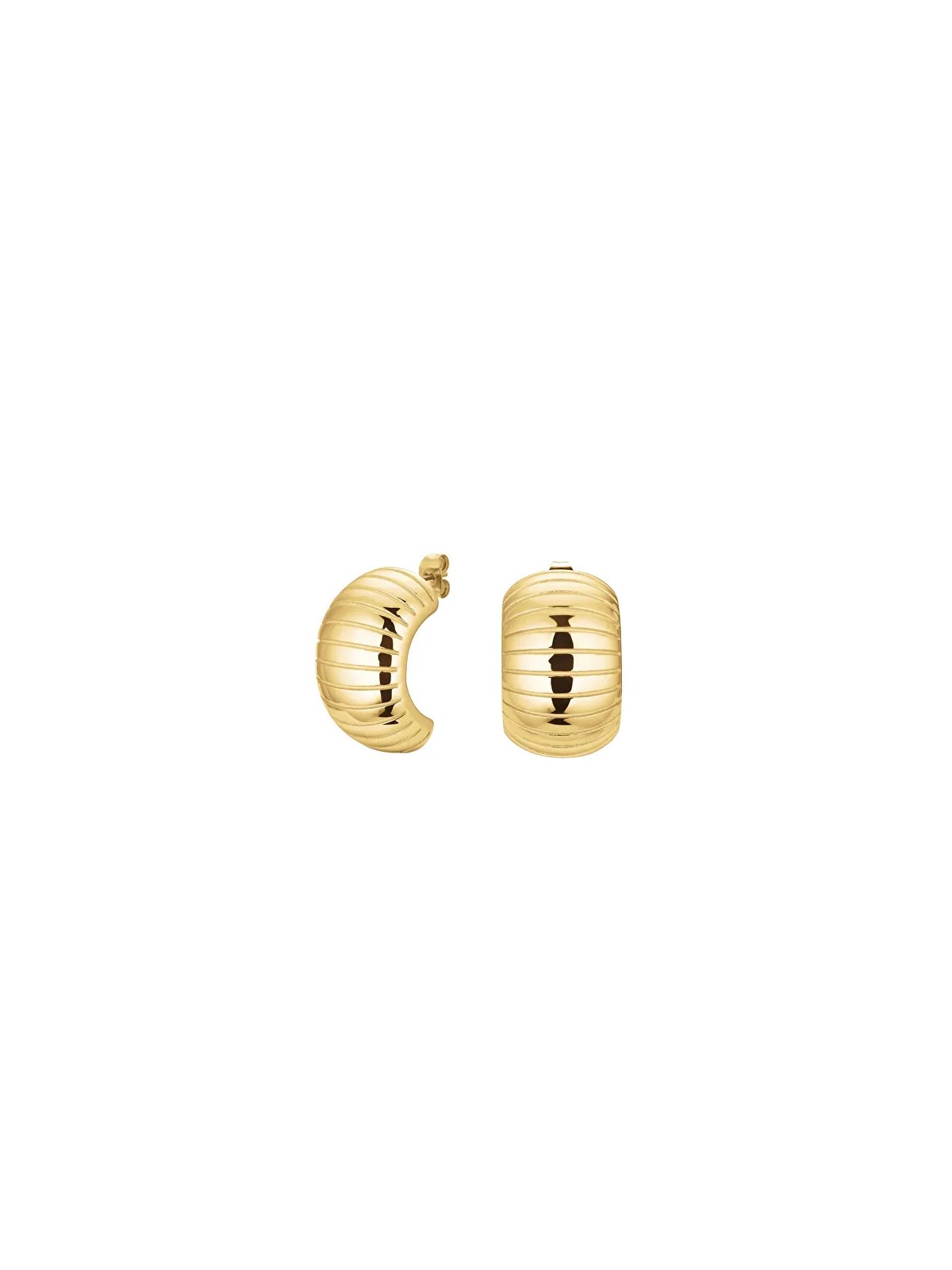 Rosefield Eleganti orecchini semicircolari placcati in oro JESEG-J968 donna