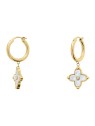 Pierre Lannier Orecchini pendenti placcati oro con madreperla Rubya BJ23A6211 donna