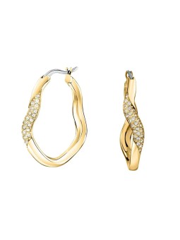 Morellato Orecchini ondulati placcati oro con cristilla Design SAYP08 donna