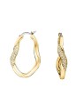 Morellato Orecchini ondulati placcati oro con cristilla Design SAYP08 donna