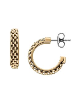 Skagen Eleganti orecchini a cerchio placcati in oro Merete SKJ1858710 donna
