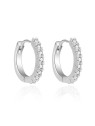 Agato Orecchini a cerchio coordinati con zirconi AGT-E201KW donna