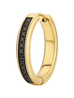 Brosway Orecchino singolo placcato oro con zirconi Ink BIK121 unisex
